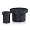 Round coffee table set